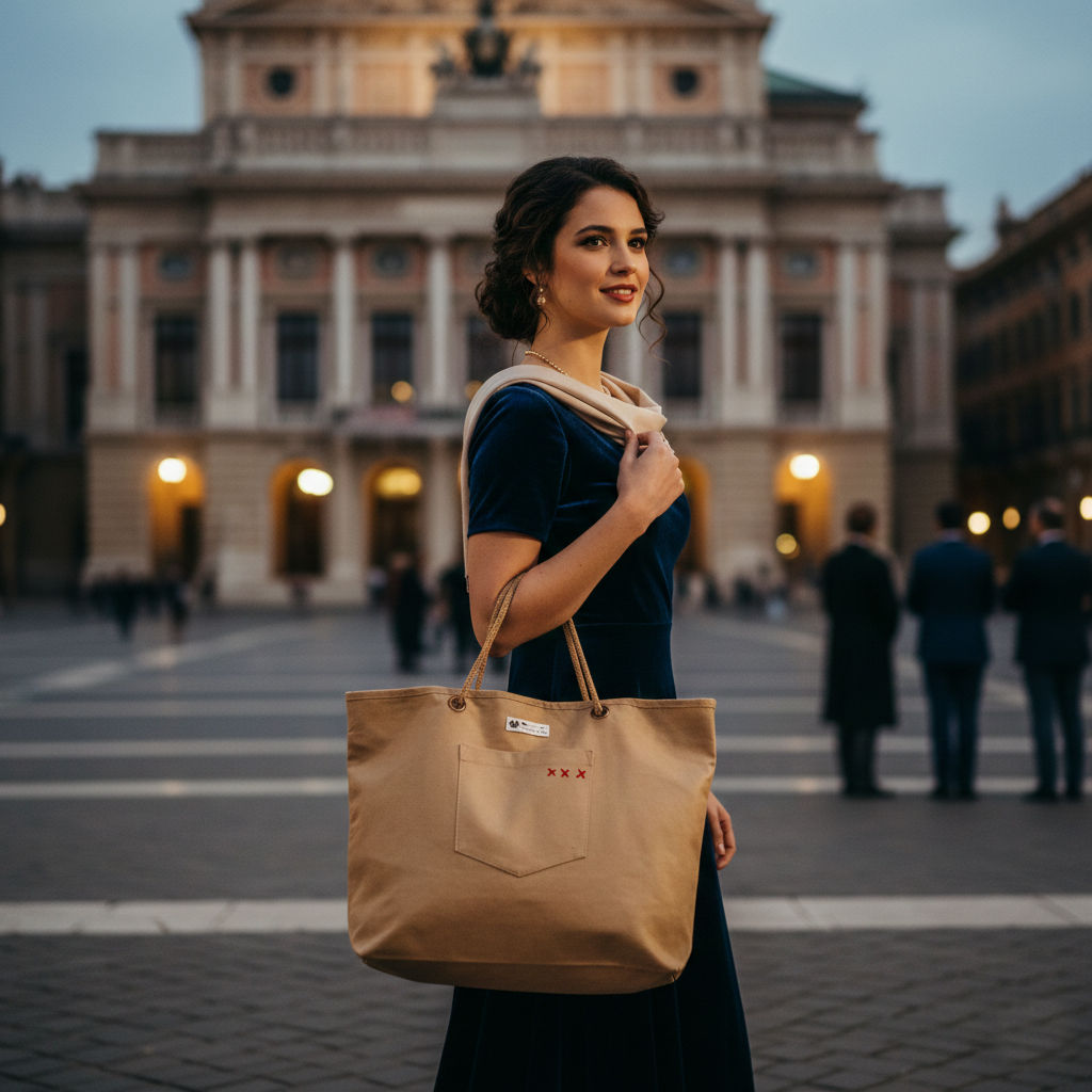 Beige Women Tote Bag - Stylish & Functional